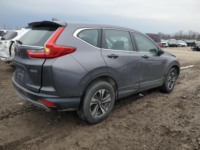 2HKRW6H37JH219324 - 2018 HONDA CR-V LX GRAY photo 3