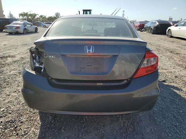 19XFB2F53CE102911 - 2012 HONDA CIVIC LX GRAY photo 6