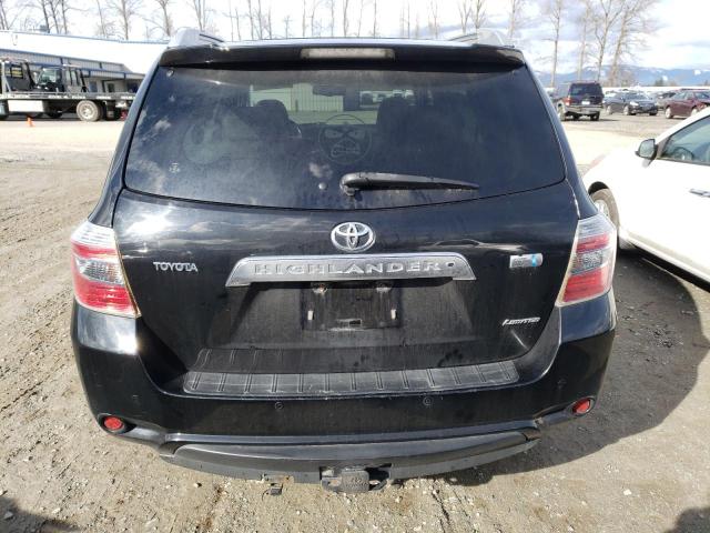 JTEEW44A582002272 - 2008 TOYOTA HIGHLANDER HYBRID LIMITED BLACK photo 6