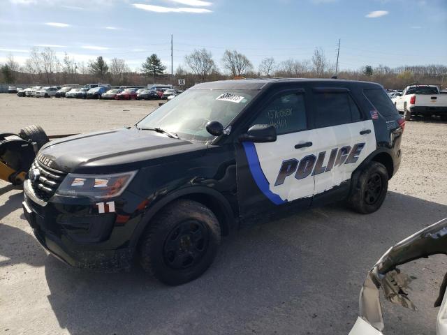 1FM5K8AR4HGD60253 - 2017 FORD EXPLORER POLICE INTERCEPTOR BLACK photo 1