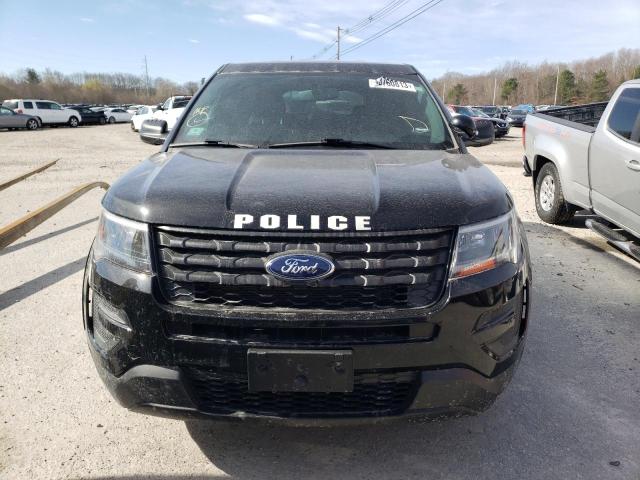 1FM5K8AR4HGD60253 - 2017 FORD EXPLORER POLICE INTERCEPTOR BLACK photo 5