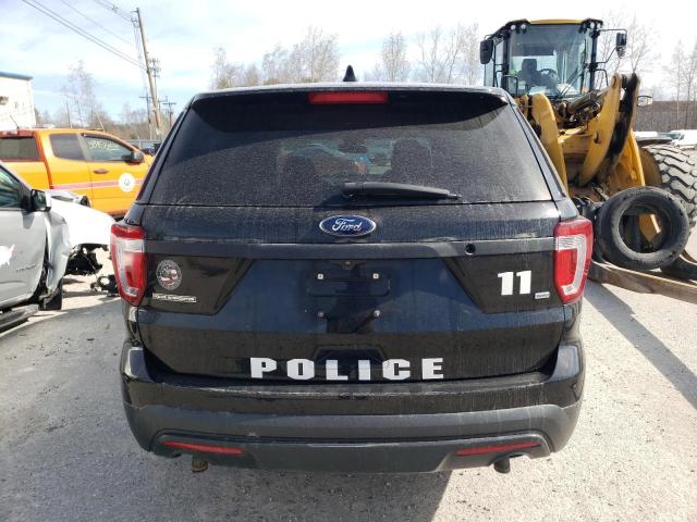 1FM5K8AR4HGD60253 - 2017 FORD EXPLORER POLICE INTERCEPTOR BLACK photo 6