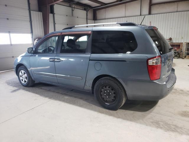 KNDMB233996316231 - 2009 KIA SEDONA EX BLUE photo 2