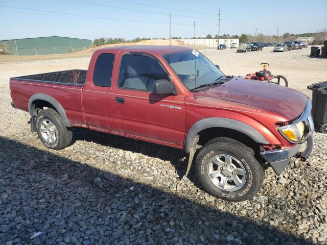 5TESN92N02Z066512 - 2002 TOYOTA TACOMA XTRACAB PRERUNNER RED photo 4