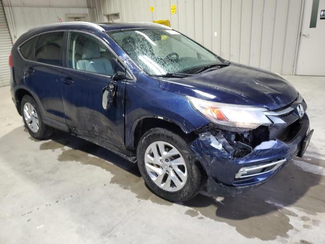 5J6RM4H72FL019087 - 2015 HONDA CR-V EXL BLUE photo 4