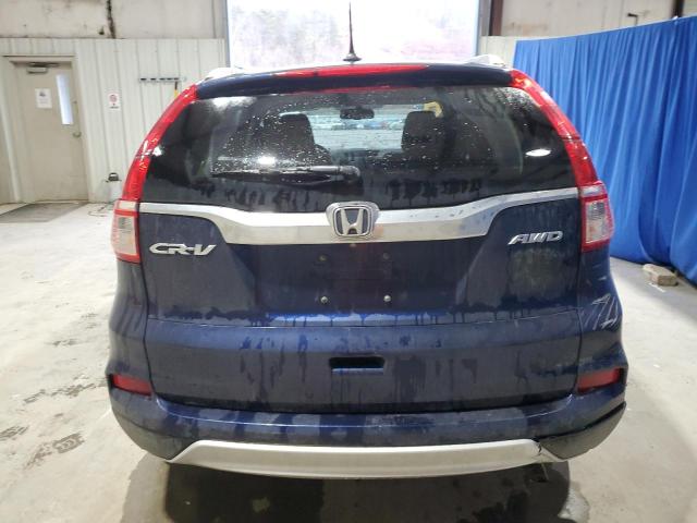 5J6RM4H72FL019087 - 2015 HONDA CR-V EXL BLUE photo 6