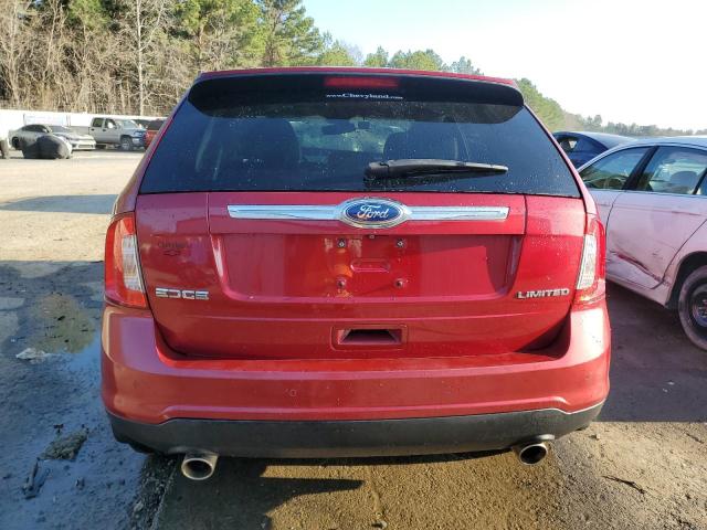 2FMDK3KC5EBB29647 - 2014 FORD EDGE LIMITED RED photo 6