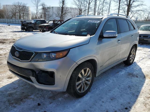 5XYKWDA23DG347708 - 2013 KIA SORENTO SX SILVER photo 1