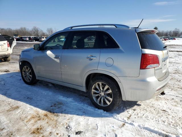 5XYKWDA23DG347708 - 2013 KIA SORENTO SX SILVER photo 2