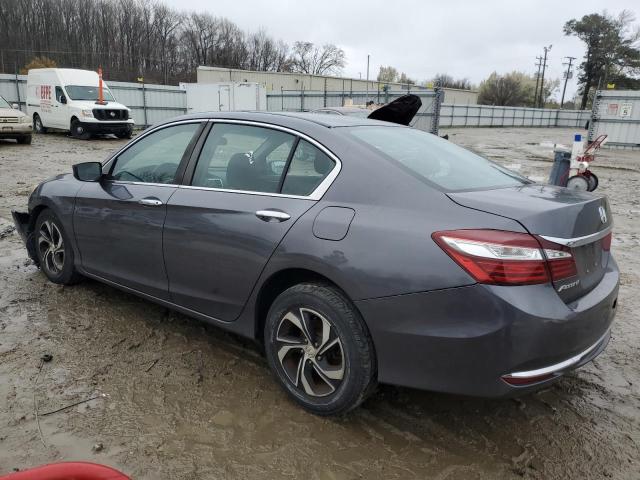 1HGCR2F35HA193950 - 2017 HONDA ACCORD LX GRAY photo 2