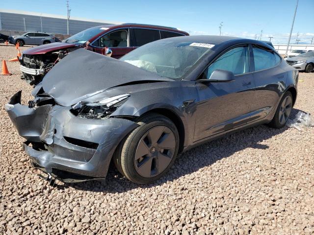 5YJ3E1EA5PF709637 - 2023 TESLA MODEL 3 GRAY photo 1