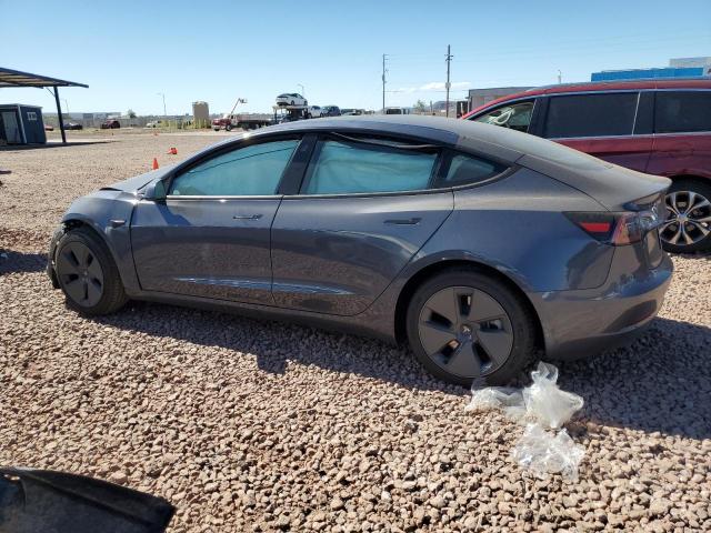 5YJ3E1EA5PF709637 - 2023 TESLA MODEL 3 GRAY photo 2