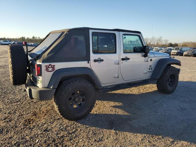 1J4GA39177L162736 - 2007 JEEP WRANGLER X SILVER photo 3