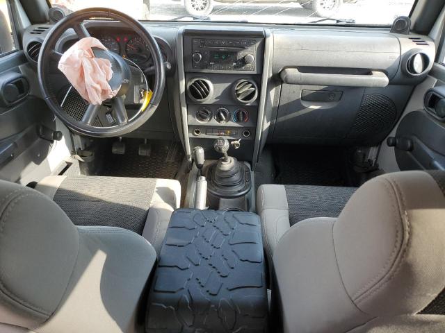 1J4GA39177L162736 - 2007 JEEP WRANGLER X SILVER photo 8