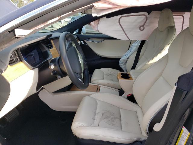 5YJSA1E2XLF391623 - 2020 TESLA MODEL S Մոխրագույն լուսանկար 7