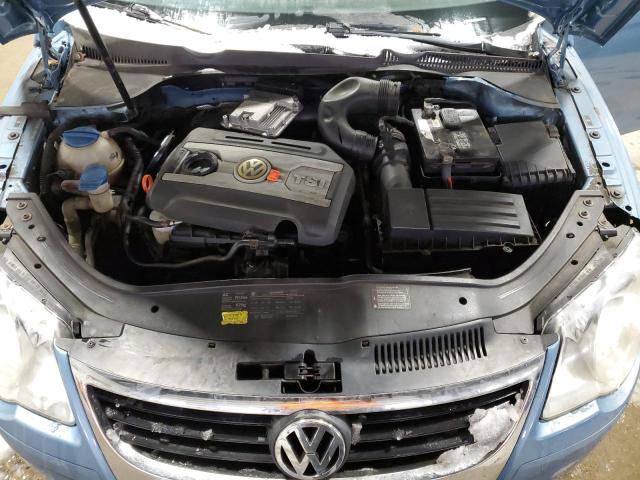 WVWFA71F09V019392 - 2009 VOLKSWAGEN EOS LUX BLUE photo 11