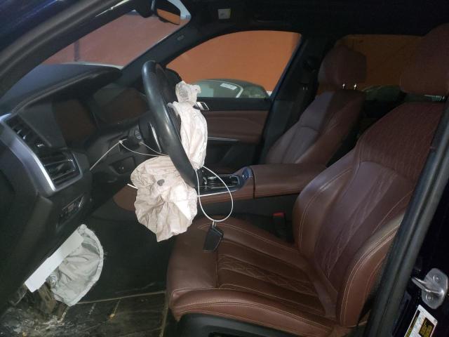 5UXCR6C06M9E76273 - 2021 BMW X5 XDRIVE40I BLUE photo 7