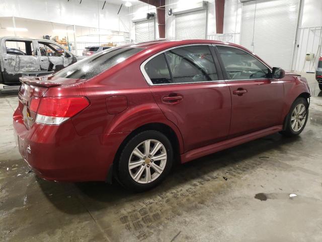 4S3BMCC63A3241954 - 2010 SUBARU LEGACY 2.5I PREMIUM RED photo 3