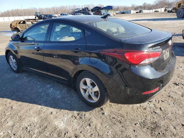 KMHDH4AE4EU142536 - 2014 HYUNDAI ELANTRA SE BLACK photo 2