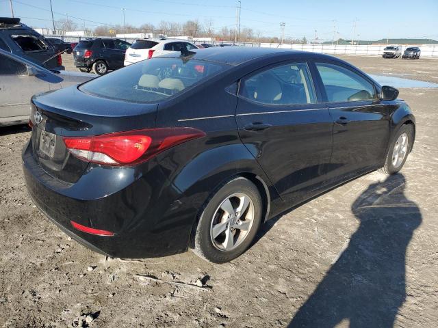 KMHDH4AE4EU142536 - 2014 HYUNDAI ELANTRA SE BLACK photo 3