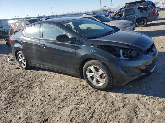 KMHDH4AE4EU142536 - 2014 HYUNDAI ELANTRA SE BLACK photo 4