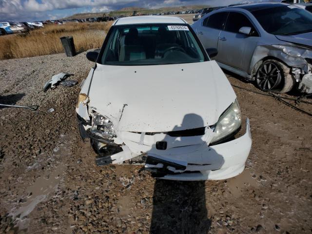 2HGES16344H641968 - 2004 HONDA CIVIC DX VP WHITE photo 5