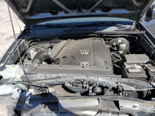3TMJU62NX9M085394 - 2009 TOYOTA TACOMA DOUBLE CAB PRERUNNER GRAY photo 11