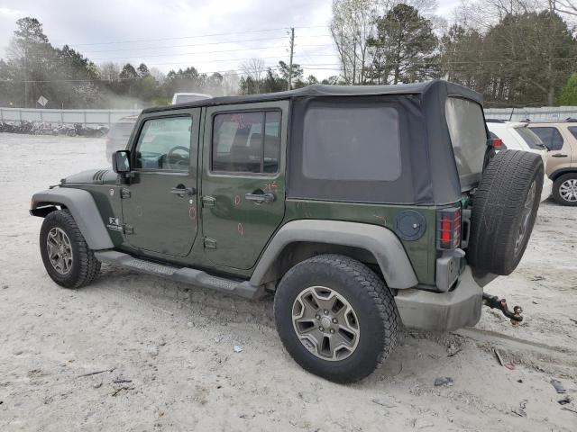 1J4GA39108L577916 - 2008 JEEP WRANGLER U X GREEN photo 2