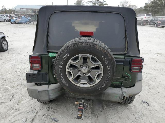 1J4GA39108L577916 - 2008 JEEP WRANGLER U X GREEN photo 6