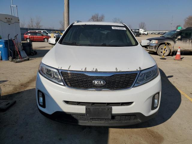 5XYKTDA63EG466906 - 2014 KIA SORENTO LX WHITE photo 5