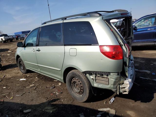 5TDZA23C96S420366 - 2006 TOYOTA SIENNA CE GREEN photo 2