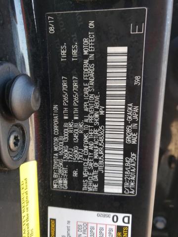 JTEBU5JR9J5483625 - 2018 TOYOTA 4RUNNER SR5/SR5 PREMIUM 黑色 照片 12