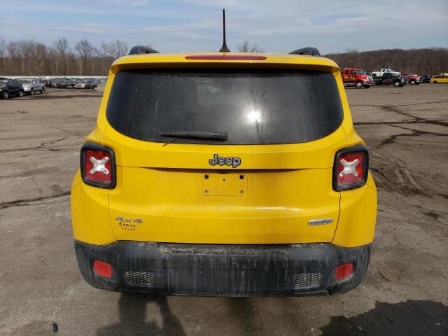 ZACCJBBB5HPG02693 - 2017 JEEP RENEGADE LATITUDE YELLOW photo 6