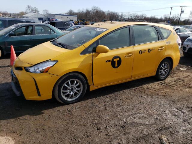 JTDZN3EU6GJ045549 - 2016 TOYOTA PRIUS V YELLOW photo 1