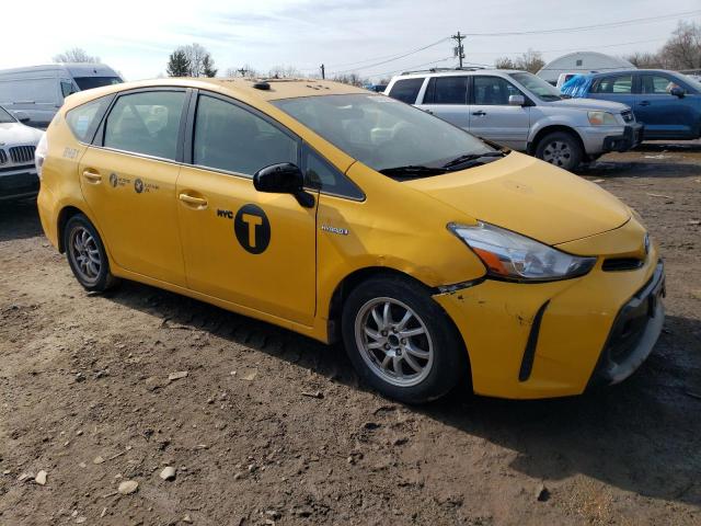 JTDZN3EU6GJ045549 - 2016 TOYOTA PRIUS V YELLOW photo 4