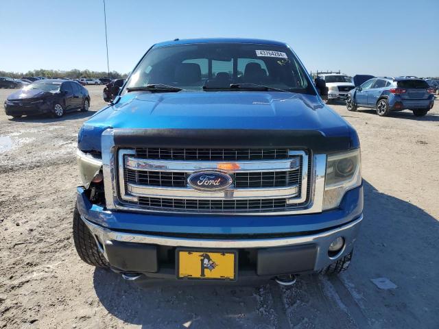 1FTFW1EF5EFC29581 - 2014 FORD F150 SUPERCREW BLUE photo 5