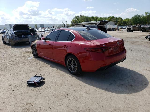 ZARFAEDN6J7579651 - 2018 ALFA ROMEO GIULIA Q4 RED photo 2