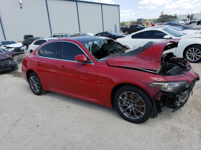 ZARFAEDN6J7579651 - 2018 ALFA ROMEO GIULIA Q4 RED photo 4