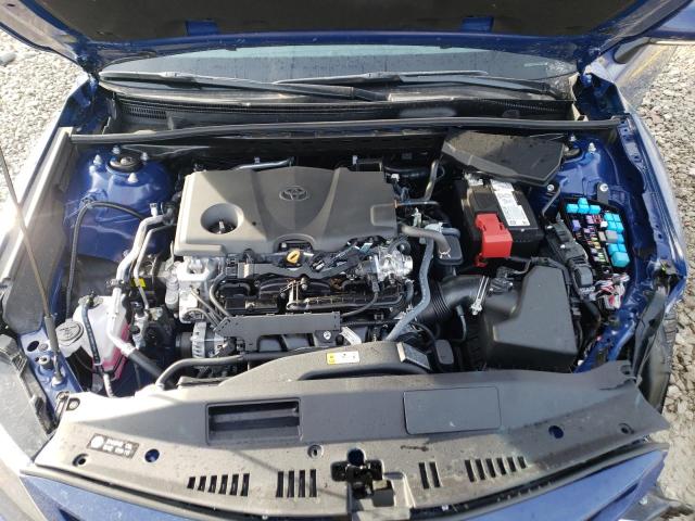 4T1G11BK3RU118836 - 2024 TOYOTA CAMRY SE NIGHT SHADE BLUE photo 11