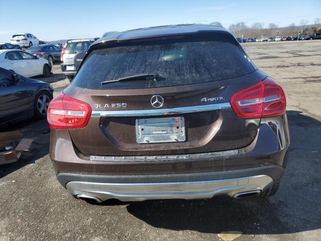 WDCTG4GB8FJ040623 - 2015 MERCEDES-BENZ GLA 250 4MATIC BROWN photo 6