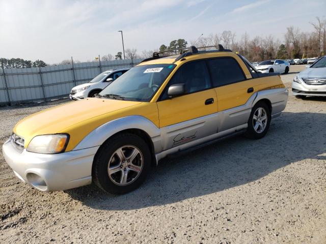 4S4BT62C037112170 - 2003 SUBARU BAJA SPORT YELLOW photo 1