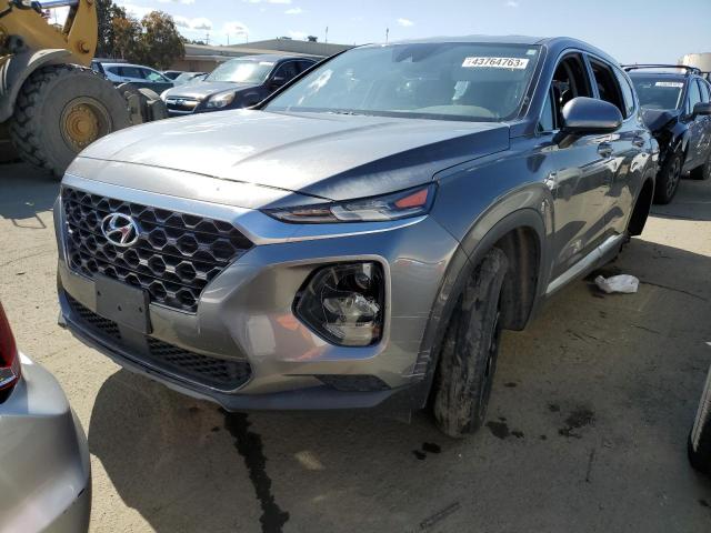 5NMS2CAD9KH095196 - 2019 HYUNDAI SANTA FE SE GRAY photo 1