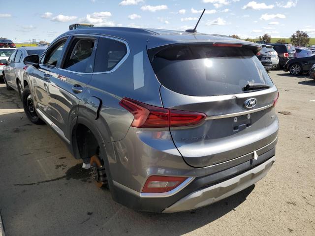 5NMS2CAD9KH095196 - 2019 HYUNDAI SANTA FE SE GRAY photo 2