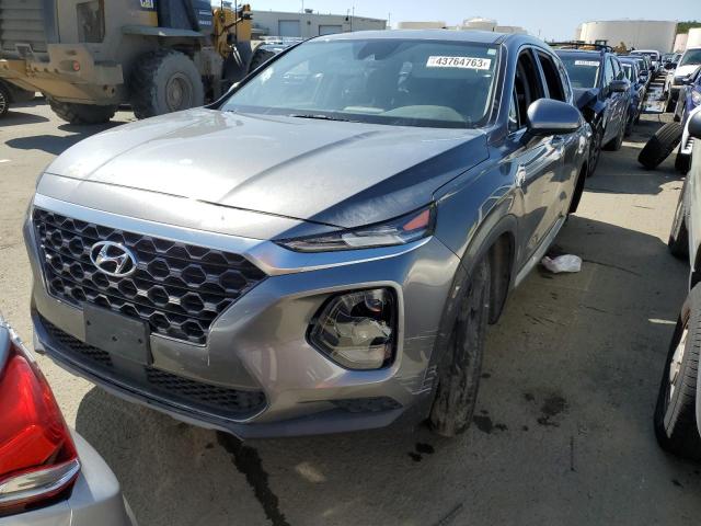 5NMS2CAD9KH095196 - 2019 HYUNDAI SANTA FE SE GRAY photo 5