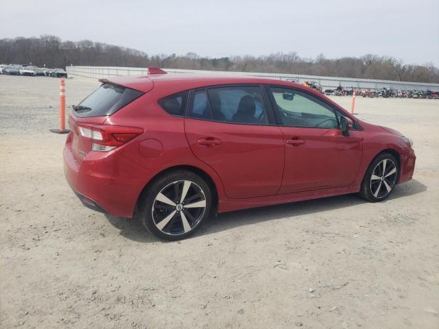 4S3GTAL62J3730116 - 2018 SUBARU IMPREZA SPORT RED photo 3