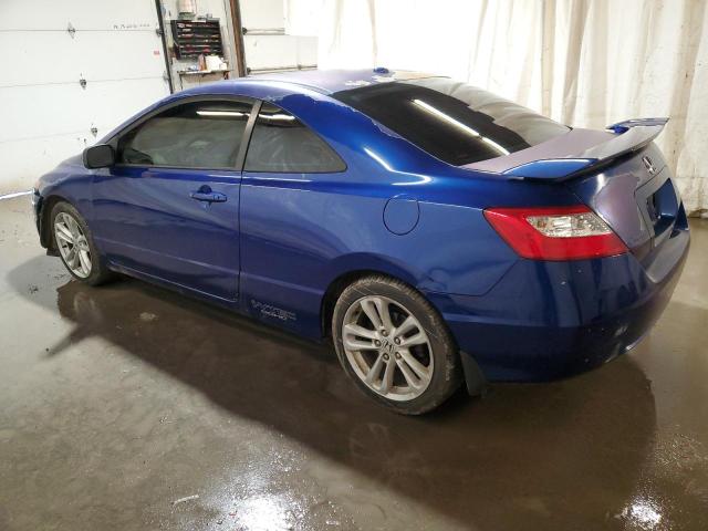 2HGFG21587H703901 - 2007 HONDA CIVIC SI BLUE photo 2