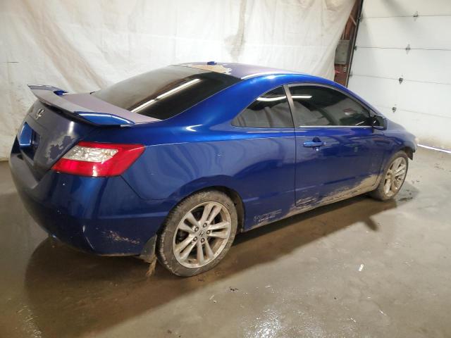 2HGFG21587H703901 - 2007 HONDA CIVIC SI BLUE photo 3