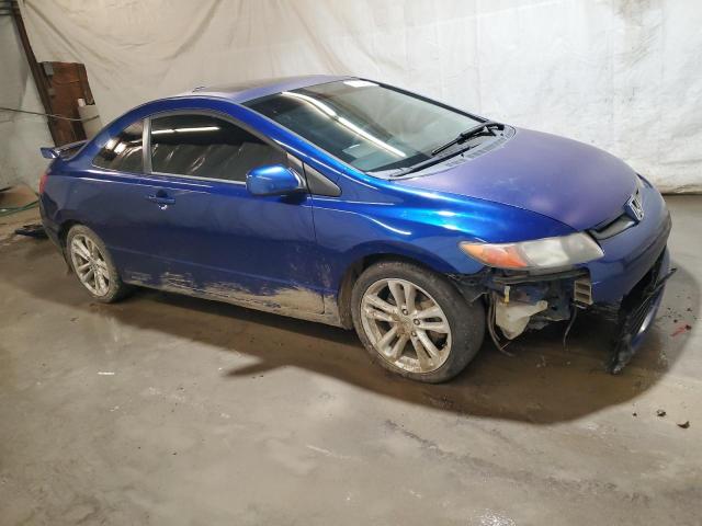 2HGFG21587H703901 - 2007 HONDA CIVIC SI BLUE photo 4