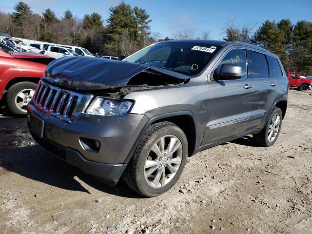 1C4RJFAG1CC347102 - 2012 JEEP GRAND CHER LAREDO GRAY photo 1