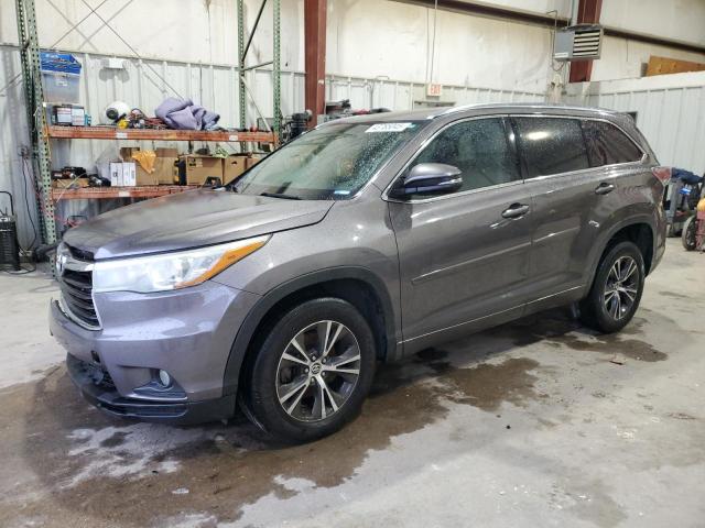 5TDKKRFH9GS126496 - 2016 TOYOTA HIGHLANDER XLE 灰色 照片 1